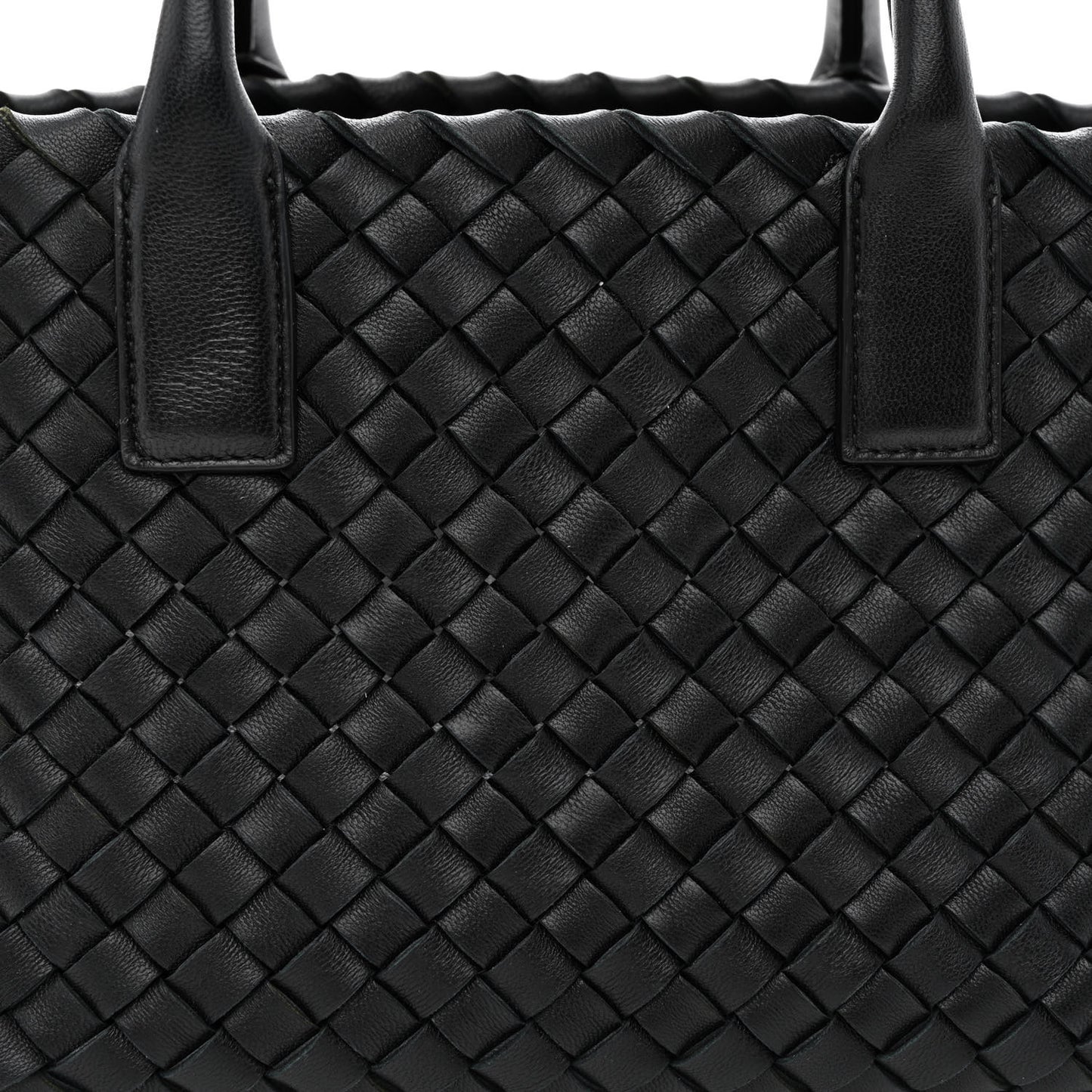 Nappa Intrecciato Mini Cabat Black