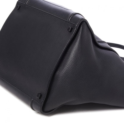 Celine Grained Calfskin Medium Phantom Luggage Black 4 of 9