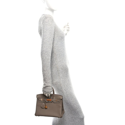 Hermes Togo Birkin 25 Etoupe 2 of 11