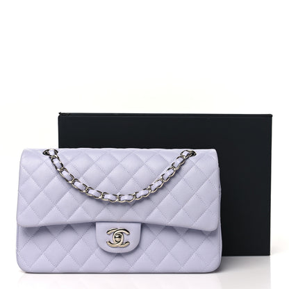 Chanel Caviar Quilted Medium Double Flap Light Purple 11 of 11