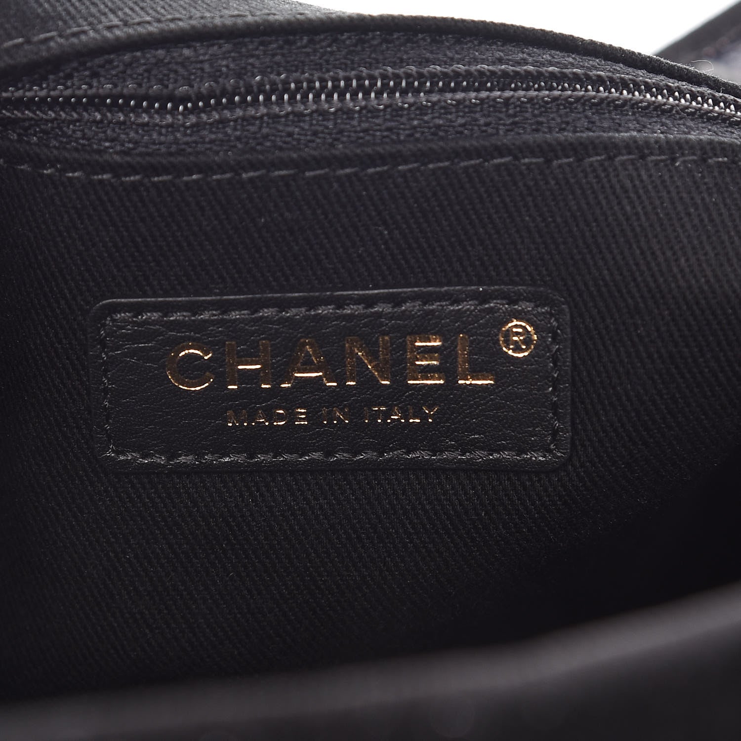 Chanel Woven Straw Raffia Small Deauville Tote Charcoal 7 of 10