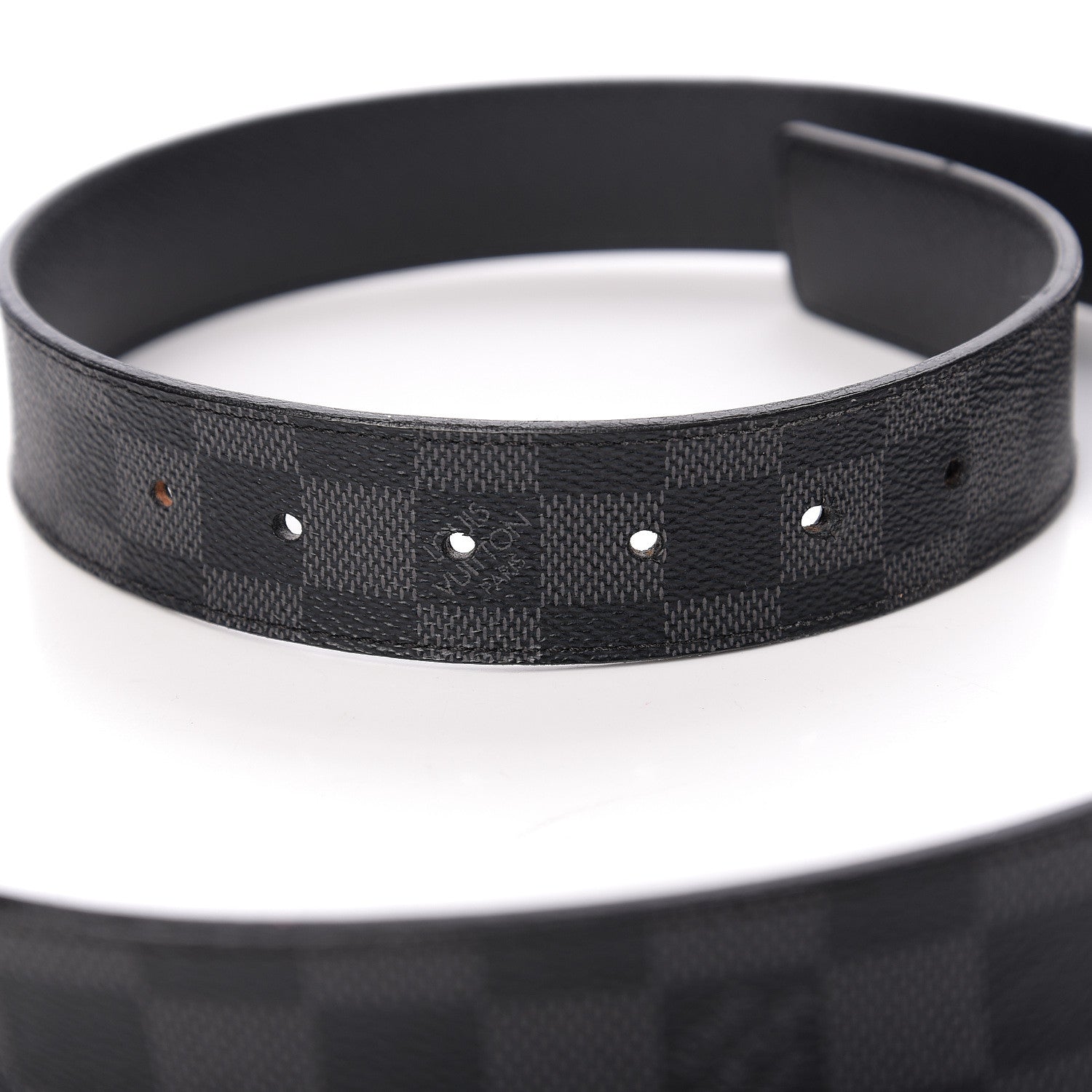 Louis Vuitton Damier Graphite 35mm LV Inventeur Reversible Belt 90 36 5 of 7