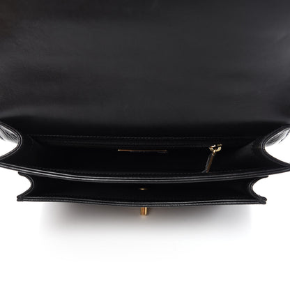 Chanel Calfskin Caviar Quilted Chain Handle Flap Black 5 of 12