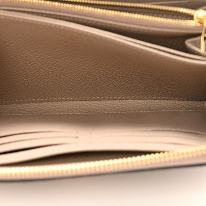 Louis Vuitton Empreinte Monogram Giant Zippy Wallet Tourterelle Creme 6 of 10