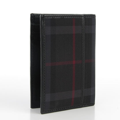 Burberry Horseferry Check Elton Mens Slim Billfold Wallet Charcoal 3 of 8