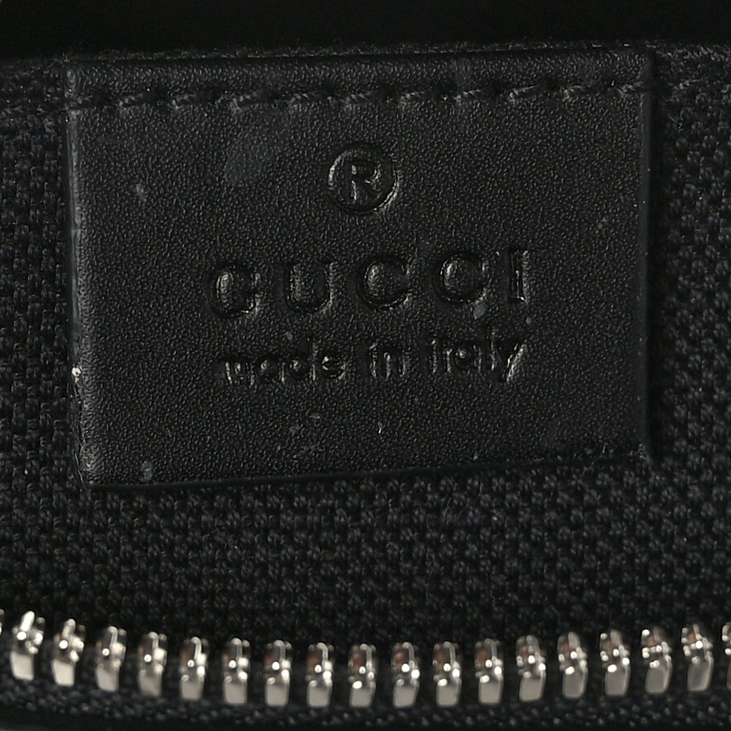 Gucci GG Supreme Monogram Web Shoulder Bag Black Grey 6 of 9