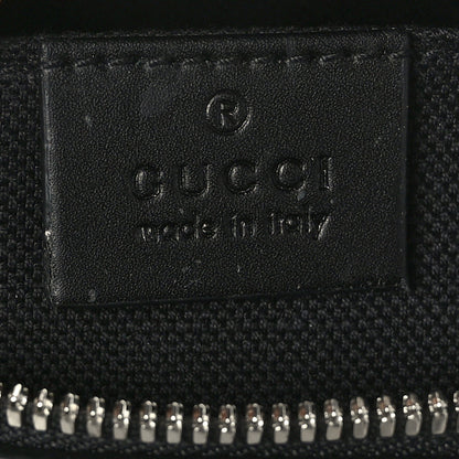 Gucci GG Supreme Monogram Web Shoulder Bag Black Grey 6 of 9