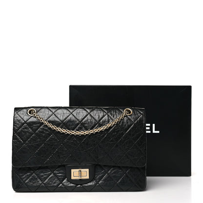 Chanel Aged Calfskin Quilted 50th Anniversary 2.55 Reissue 227 Flap Black 12 of 12