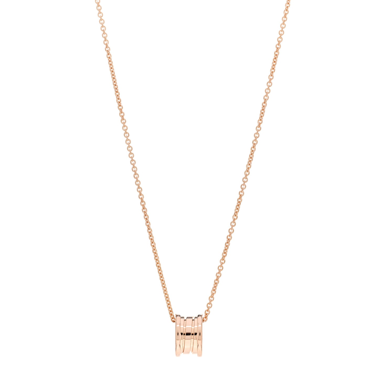 18K Rose Gold B.Zero1 Pendant Necklace