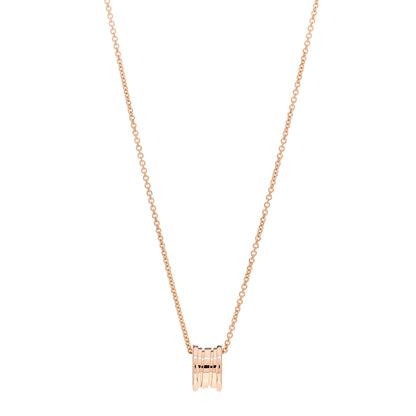 Bulgari 18K Rose Gold B.Zero1 Pendant Necklace 1 of 5