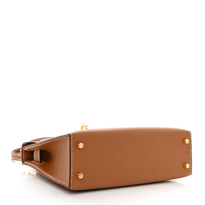Hermes Epsom Mini Kelly Sellier 20 Gold 4 of 10