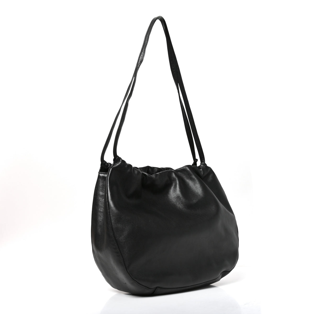 Lambskin Shoulder Bag Black
