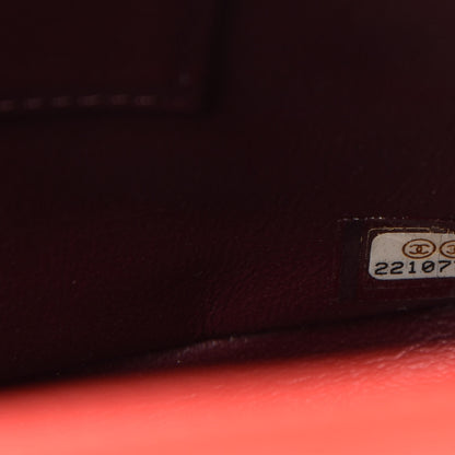 Chanel Shiny Goatskin Diagonal Quilted Small Flap Red 10 of 12