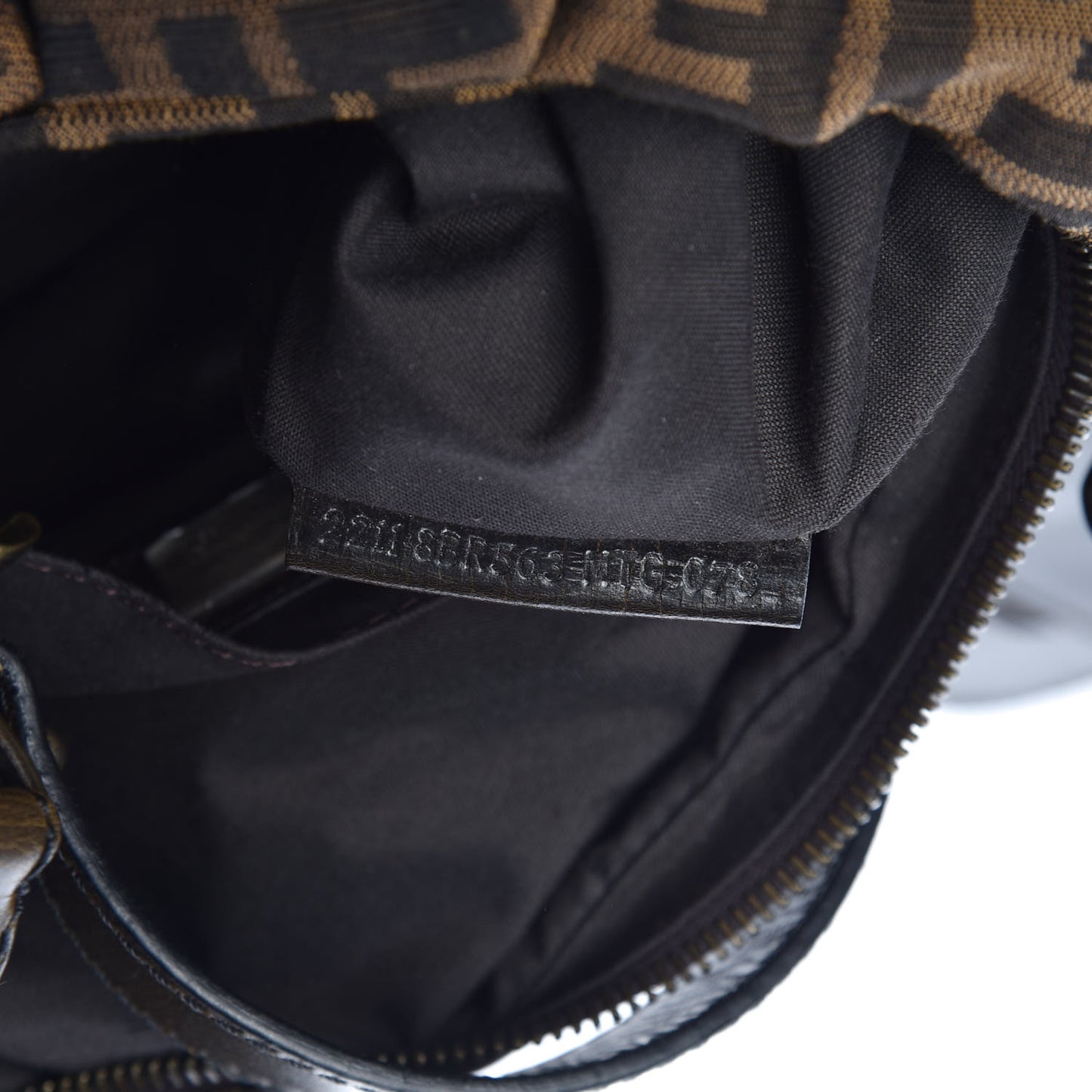 Zucca B Buckle Hobo Tobacco Castagna