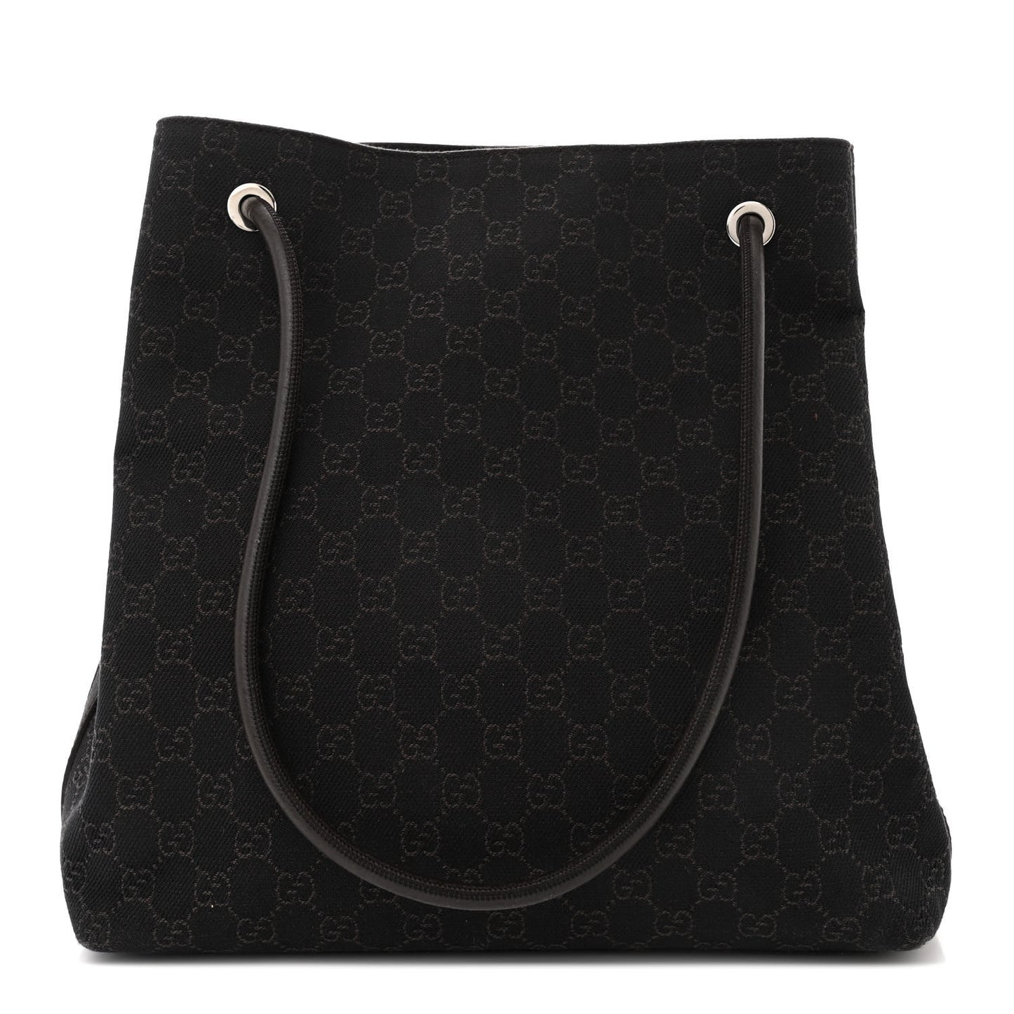 Canvas Monogram Gifford Shopping Tote Brown