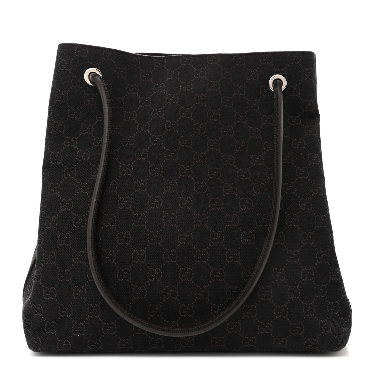 Gucci Canvas Monogram Gifford Shopping Tote Brown 1 of 14