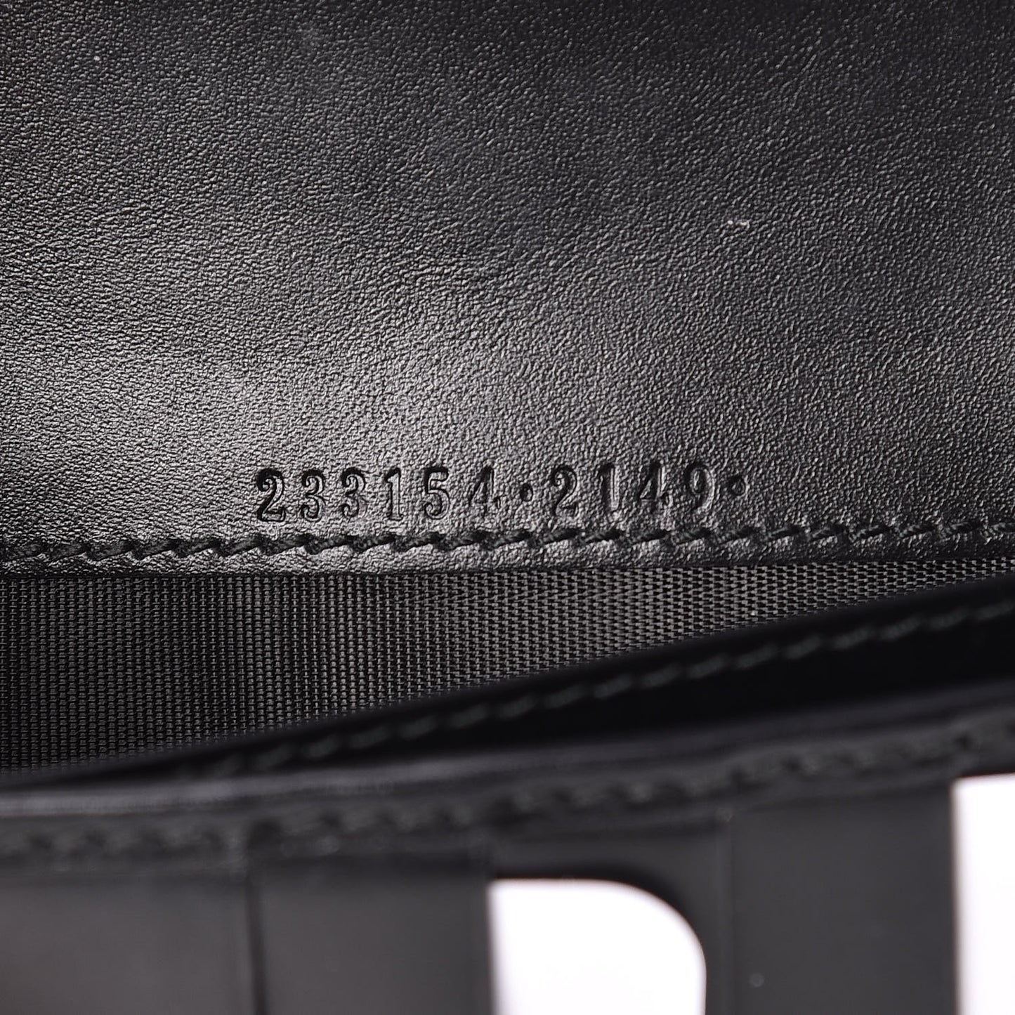 Guccissima Avel Continental Flap Wallet Black