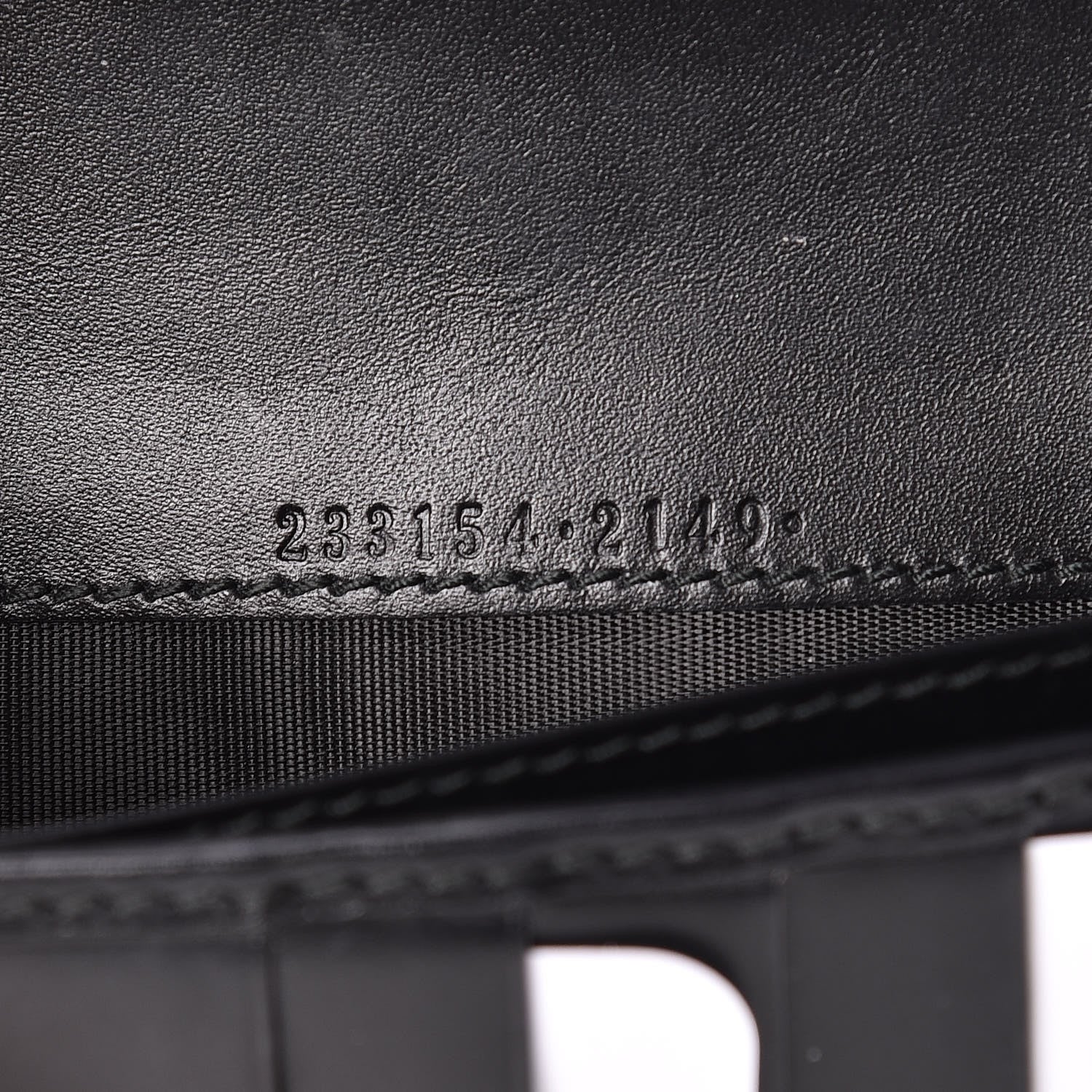 Gucci Guccissima Avel Continental Flap Wallet Black 8 of 9