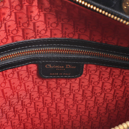 Christian Dior Lambskin Cannage Large Lady Dior Black 5 of 8