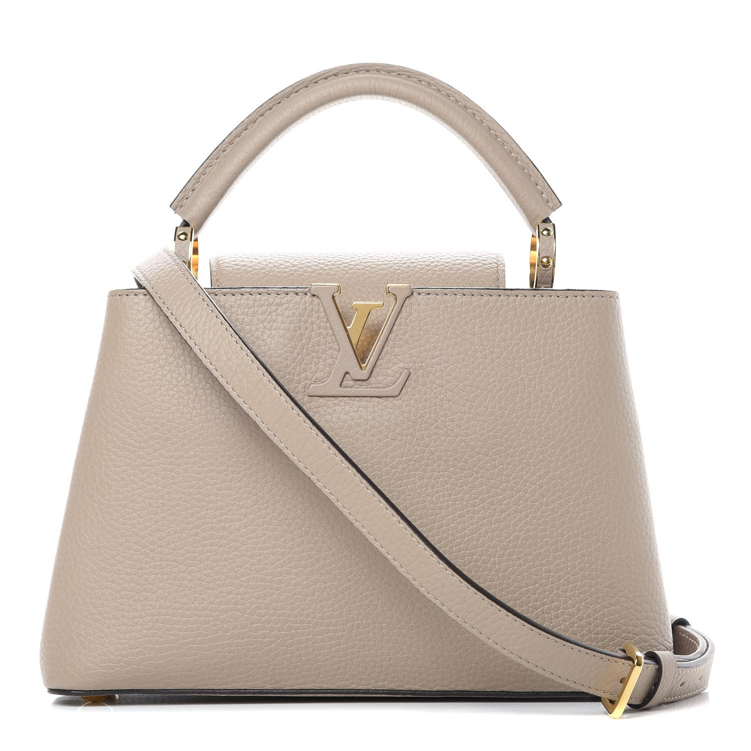 Louis Vuitton Taurillon Capucines BB Galet 1 of 11