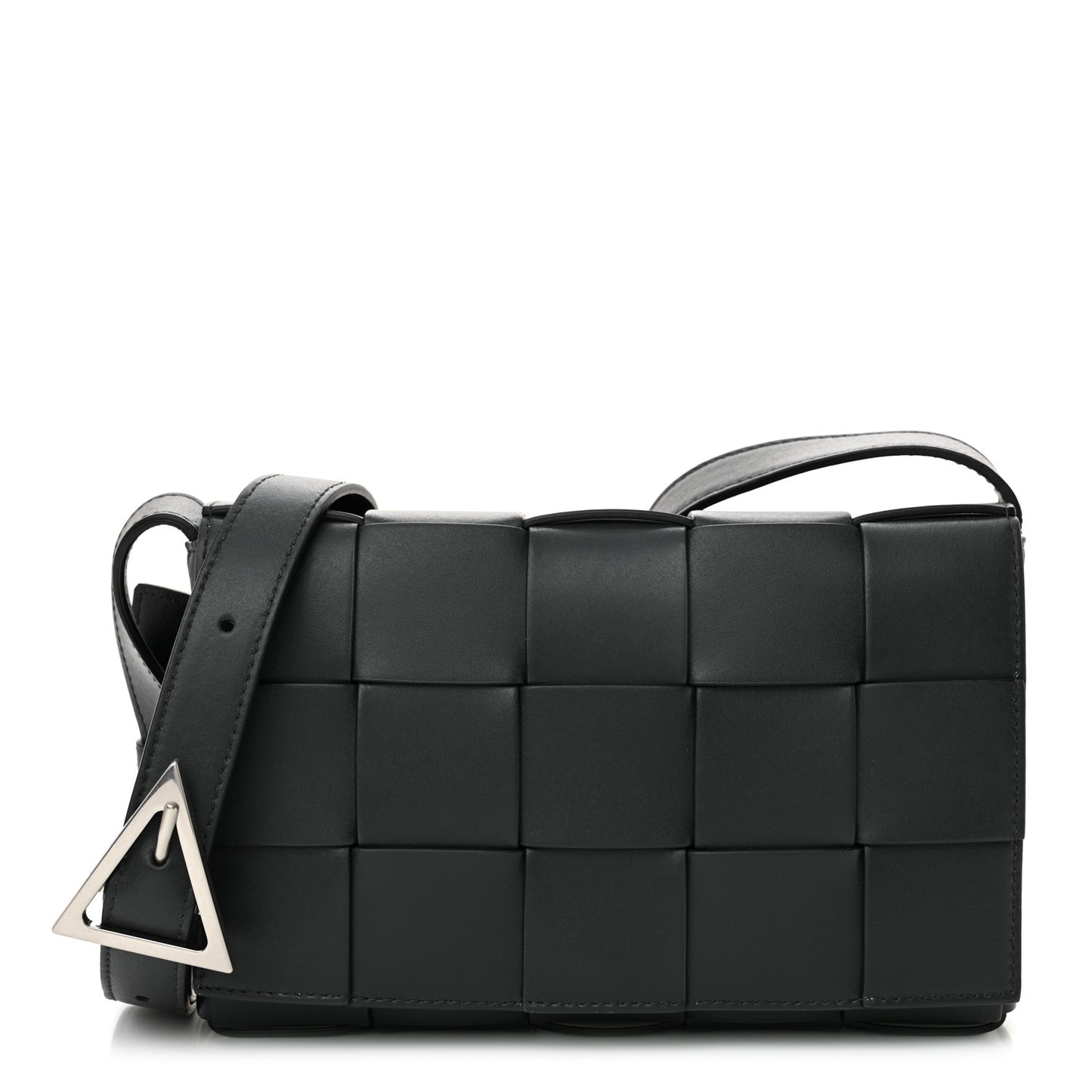 Calfskin Maxi Intreccio Cassette Bag Ardoise Glacier
