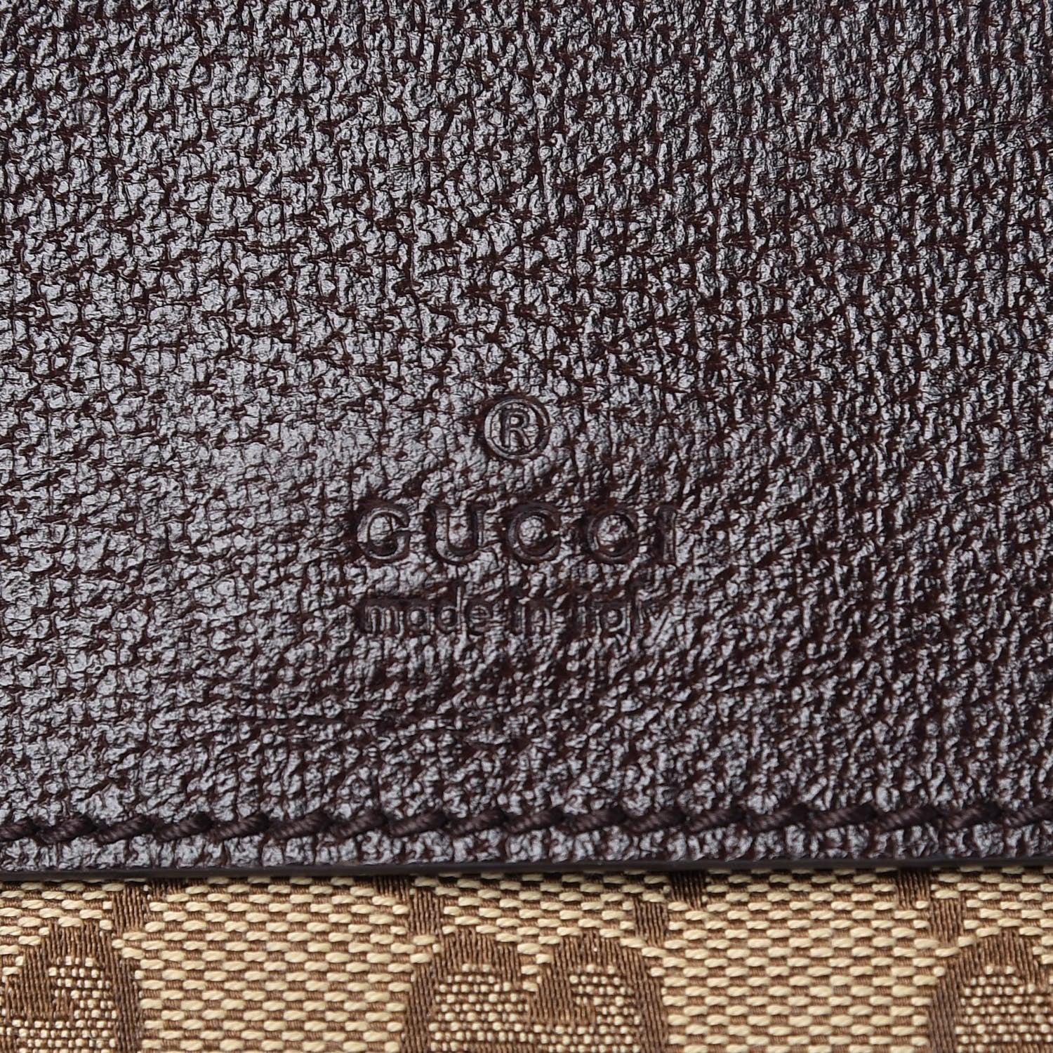 Gucci Monogram Web Belt Bag Dark Brown 6 of 11