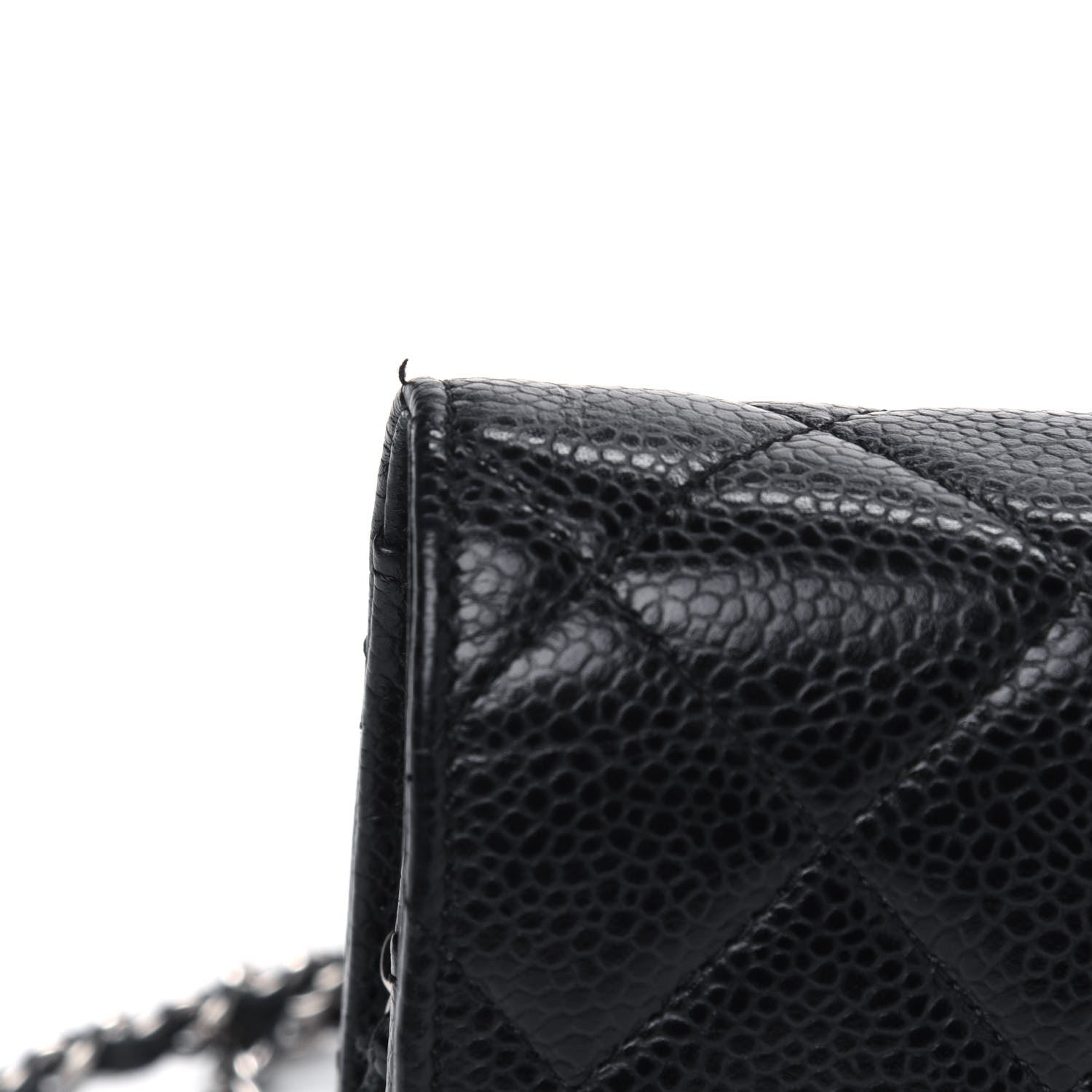 Chanel Caviar Quilted Wallet On Chain WOC Black 5 of 5
