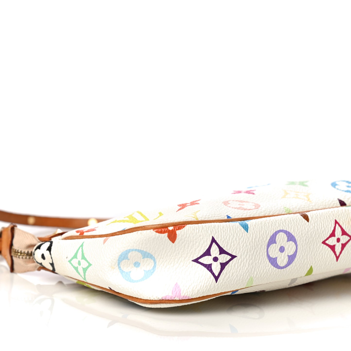 Monogram Multicolor Pochette Accessories White