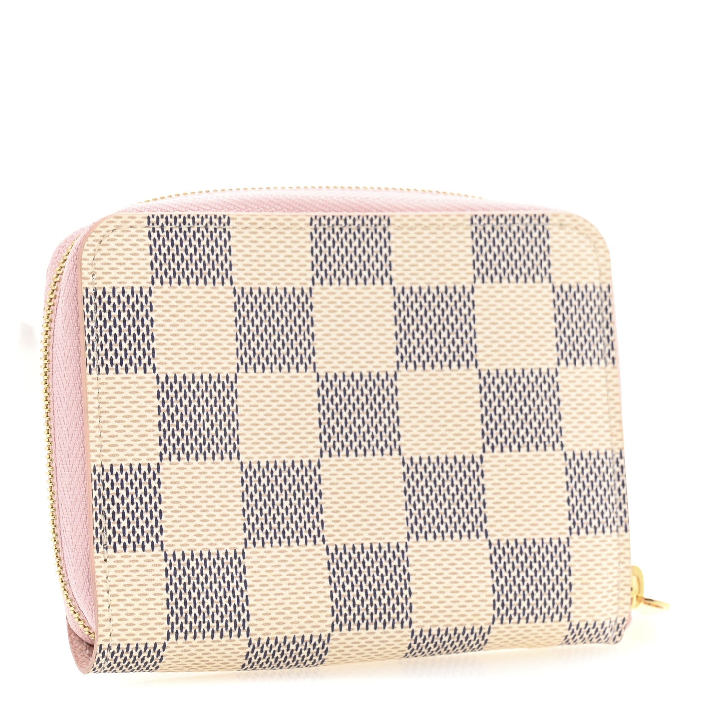 Damier Azur Zippy Coin Purse Rose Ballerine
