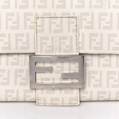 Fendi Zucchino Spalmati Forever Mama Baguette White 13 of 16
