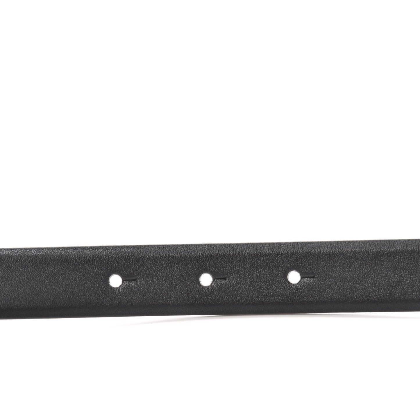 Calfskin Crystal Heart CC Belt 90 36 Black
