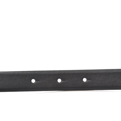 Chanel Calfskin Crystal Heart CC Belt 90 36 Black 6 of 7