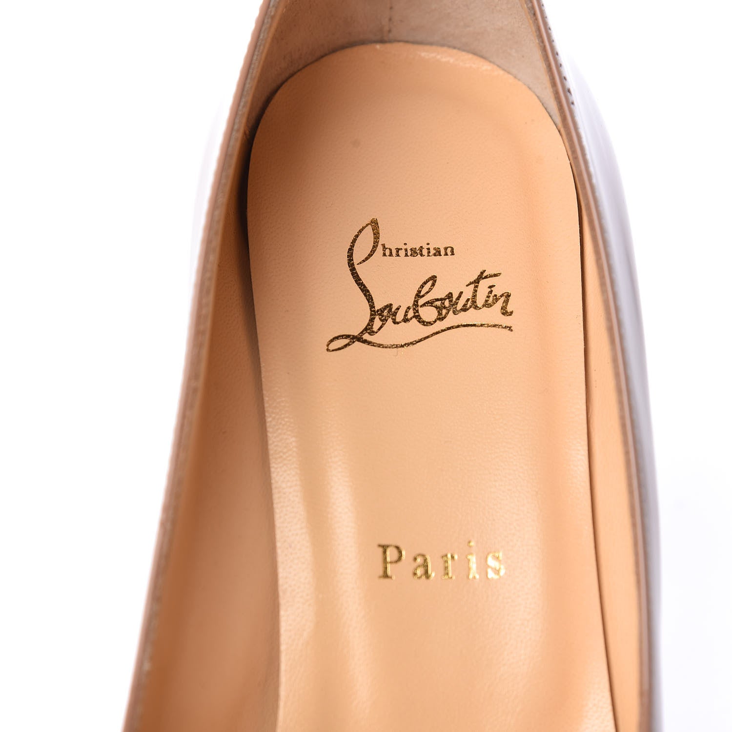 Christian Louboutin Patent New Simple 100 Pumps 39.5 Nude 7 of 8