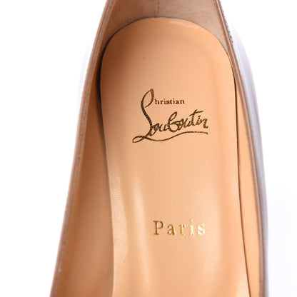 Christian Louboutin Patent New Simple 100 Pumps 39.5 Nude 7 of 8