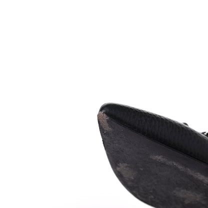 Valentino Garavani Pebbled Calfskin Onyx Rockstud Rolling Cage Ballerina Flats 38 Black 18 of 18