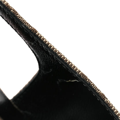 Gucci Monogram Malga Kid Square G 75mm Slingback Pumps 35 Beige Ebony New Acero 10 of 15