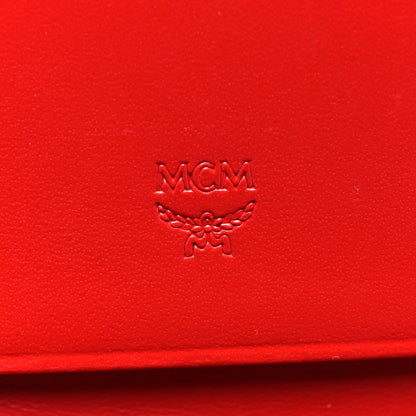 MCM Visetos Trifold Wallet Cognac 7 of 13