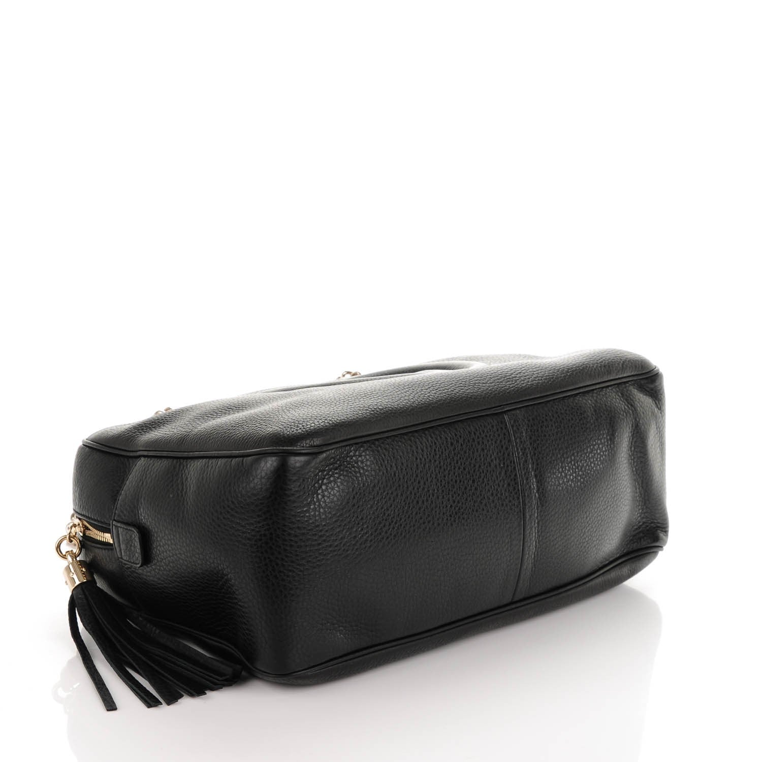 Gucci Pebbled Calfskin Medium Soho Bowler Black 4 of 7