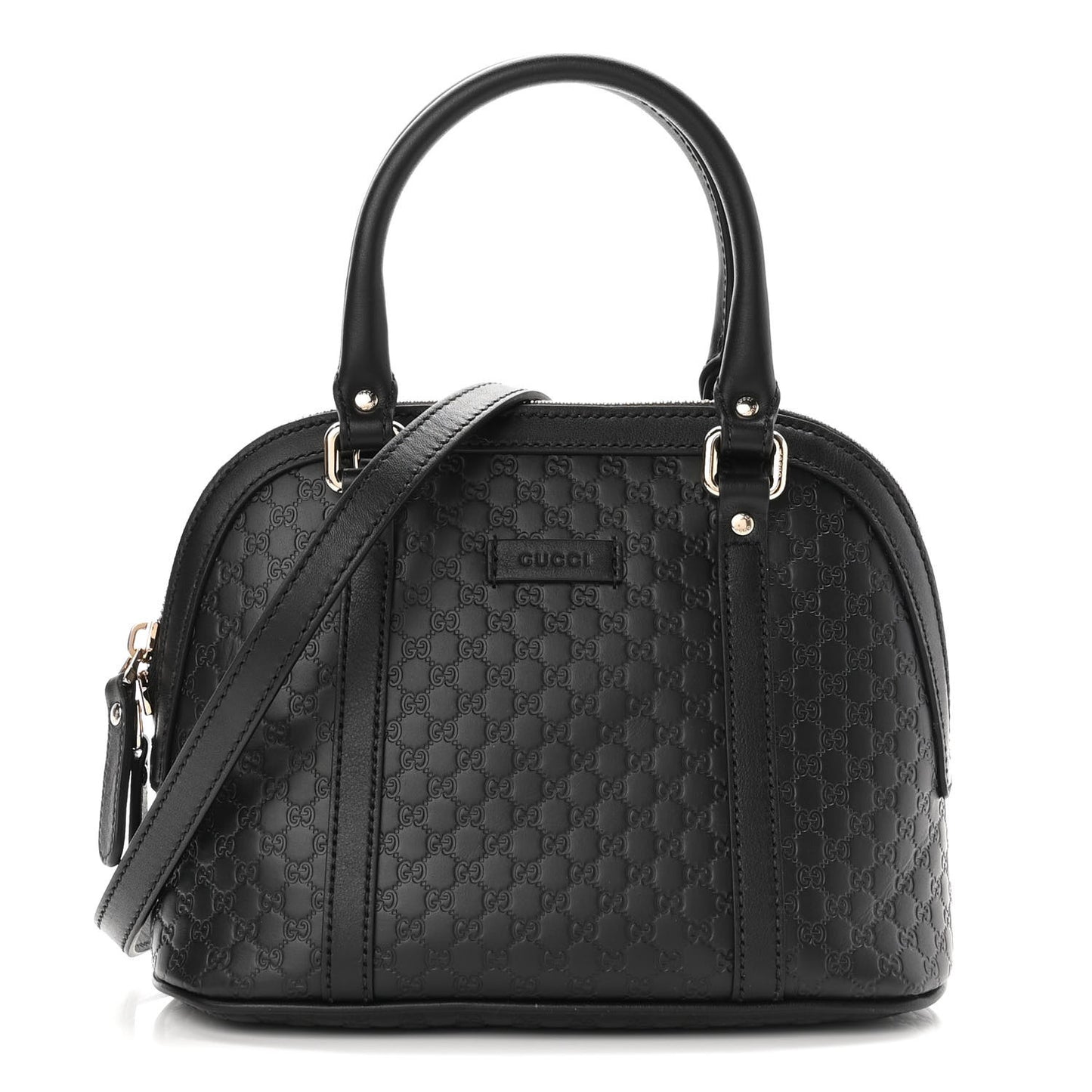 Microguccissima Mini Dome Bag Black
