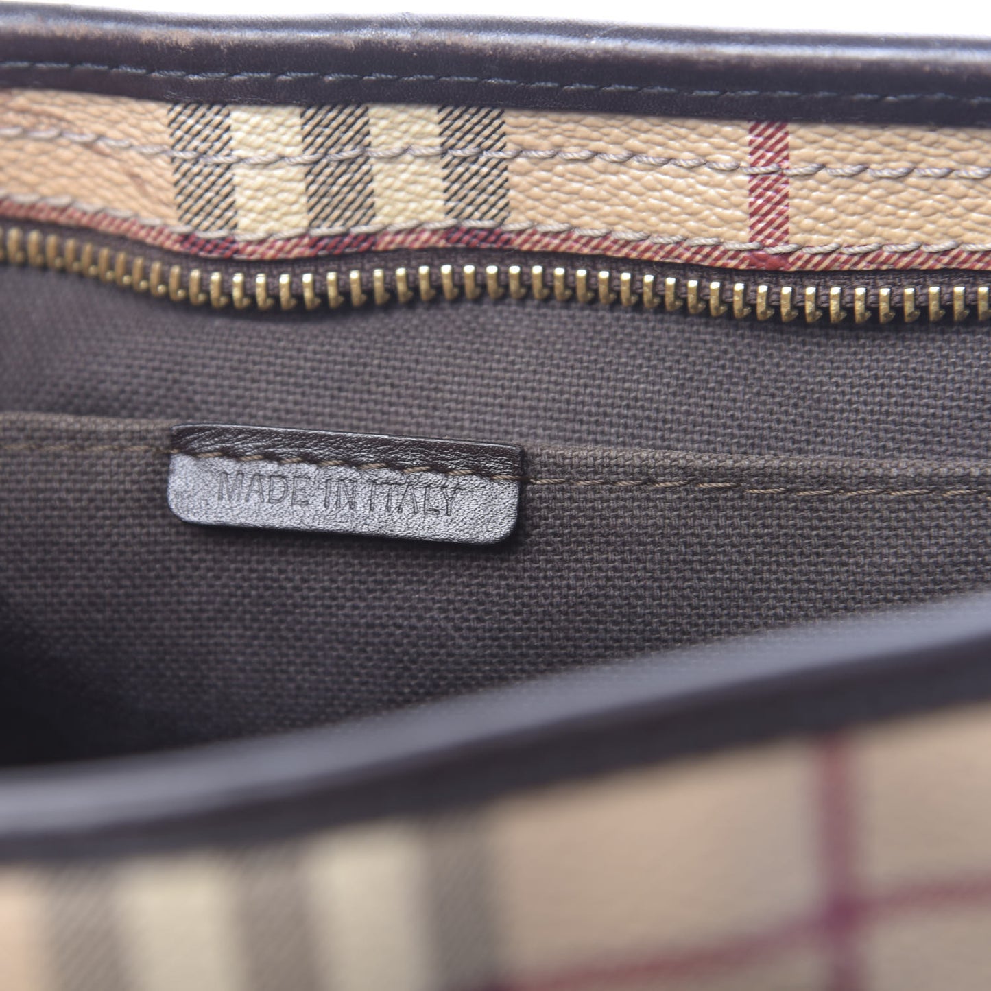 Haymarket Check Medium Regent Tote Chocolate