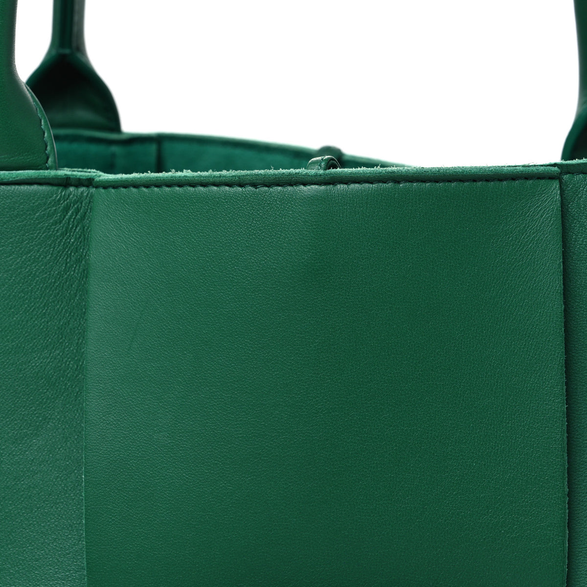 Nappa Maxi Intrecciato Medium Arco Tote Racing Green