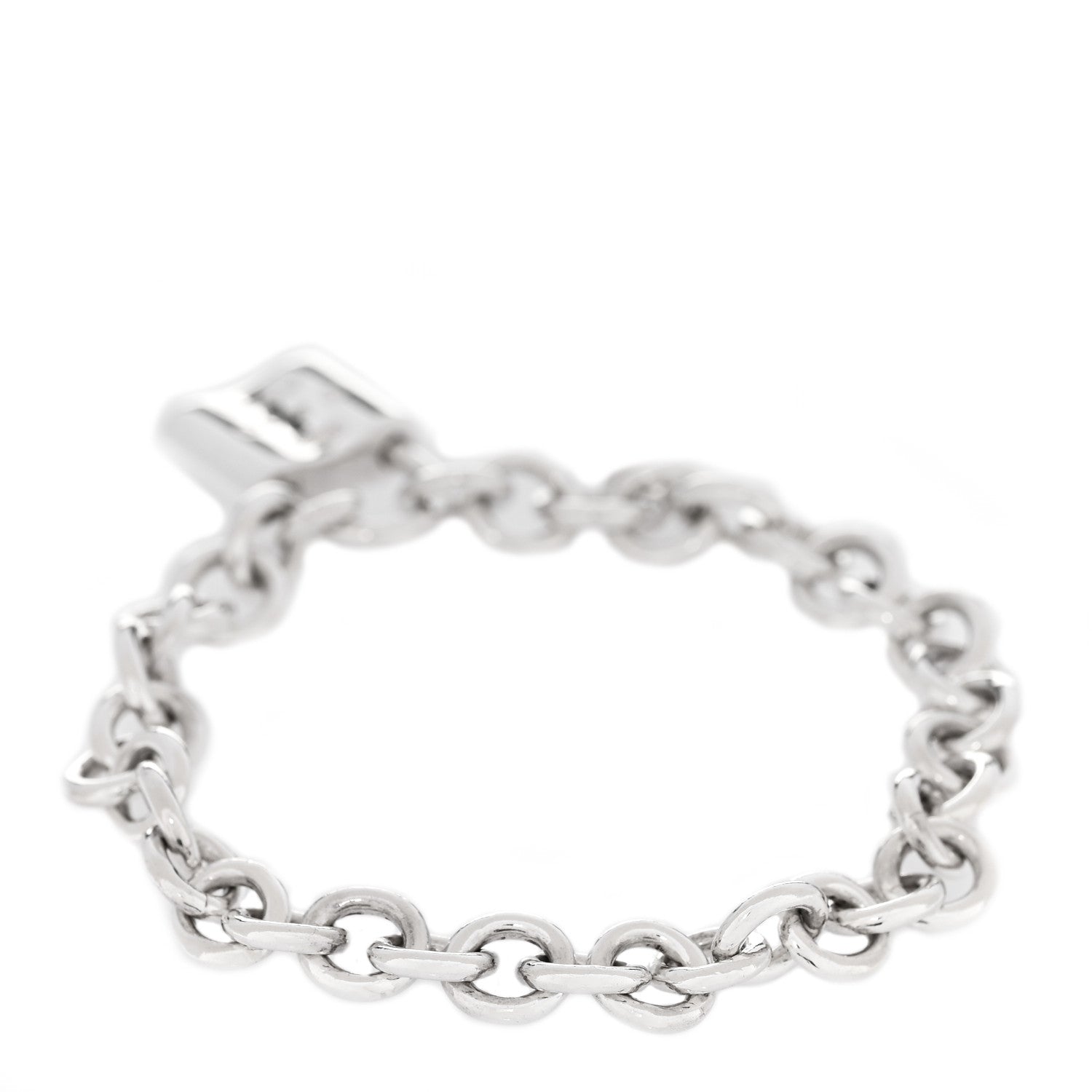 Tiffany Sterling Silver 1837 Lock Charm Bracelet 3 of 6