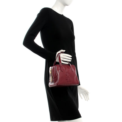 Saint Laurent Textured Patent Mini Bag Fuchsia 2 of 11