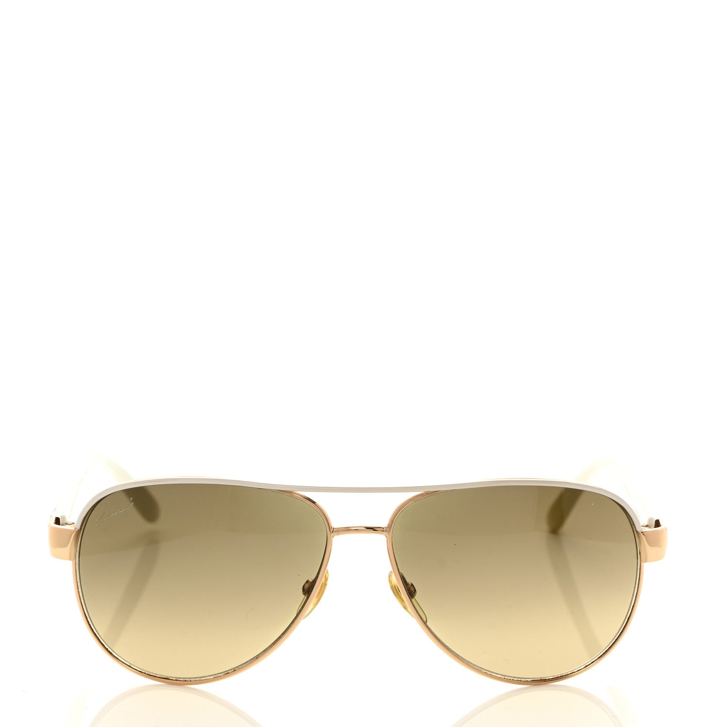 Gucci Aviator Sunglasses GG 4239/S White Gold 2 of 8