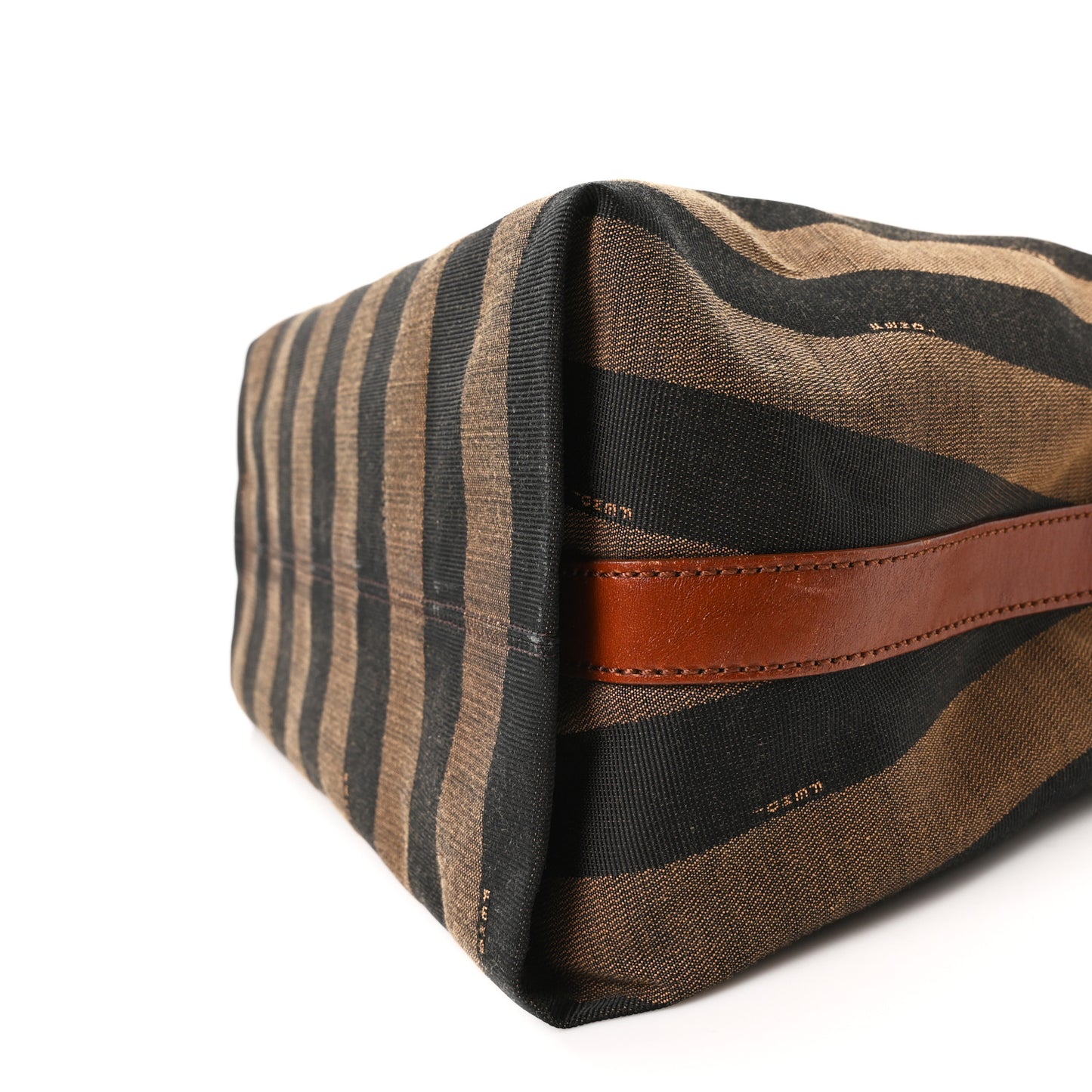 Pequin Cuoio Vegetale Large Hobo Tobacco Black Cuoio