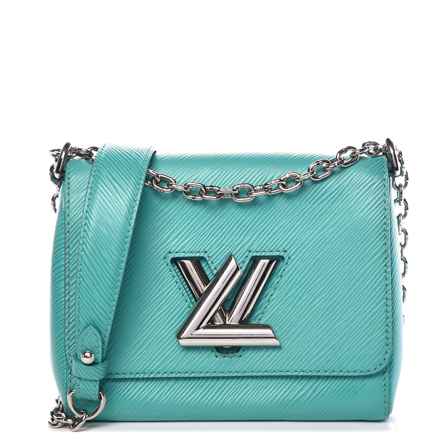Louis Vuitton Epi Twist Shoulder Bag PM Turquoise 1 of 11