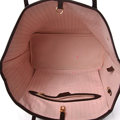 Louis Vuitton Damier Ebene Neo Neverfull MM Rose Ballerine 5 of 13
