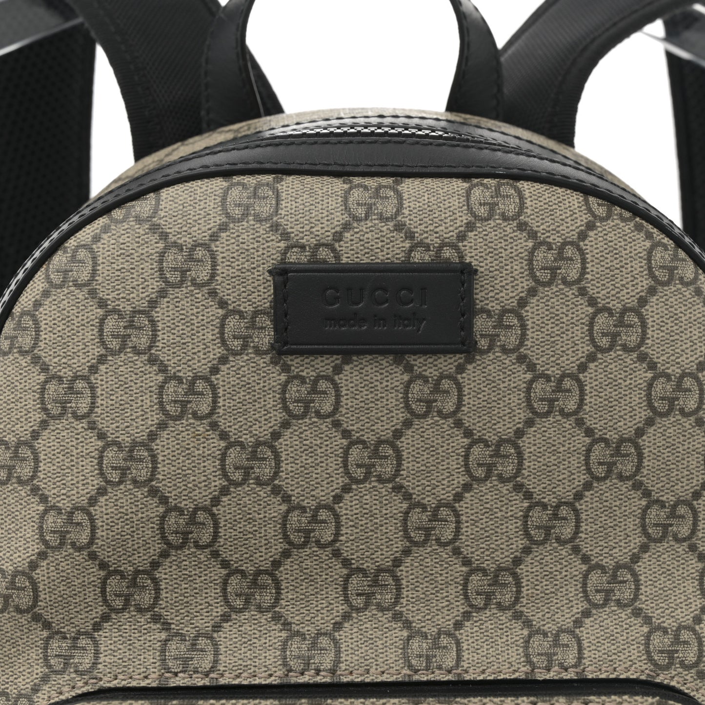 GG Supreme Monogram Small Eden Day Backpack Black