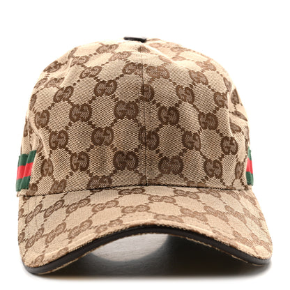 Gucci Monogram Web Baseball Hat M Beige Cocoa 3 of 8