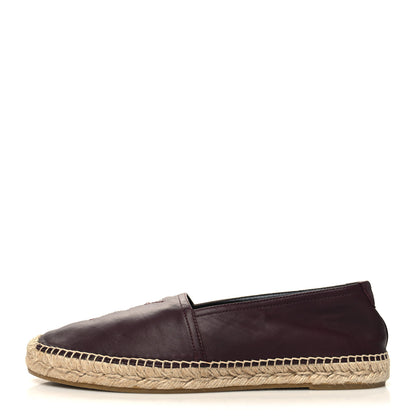 Saint Laurent Nappa Vendome Monogram Espadrilles 44 Barolo 1 of 9